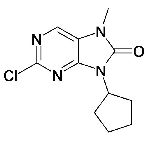 2-Chloro-9-cyclopentyl-7-methyl-7,9-dihydro-purin-8-one