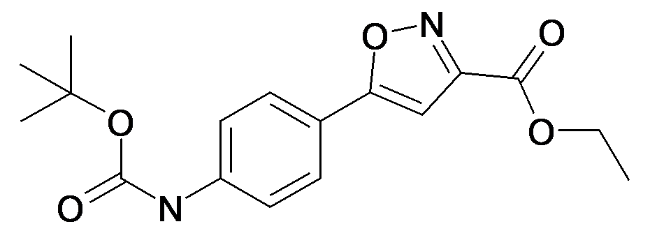 5-(4-tert-Butoxycarbonylamino-phenyl)-isoxazole-3-carboxylic acid ethyl ester