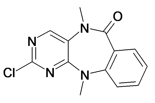 3-Chloro-5,11-dimethyl-5,11-dihydro-2,4,5,11-tetraaza-dibenzo[a,d]cyclohepten-10-one