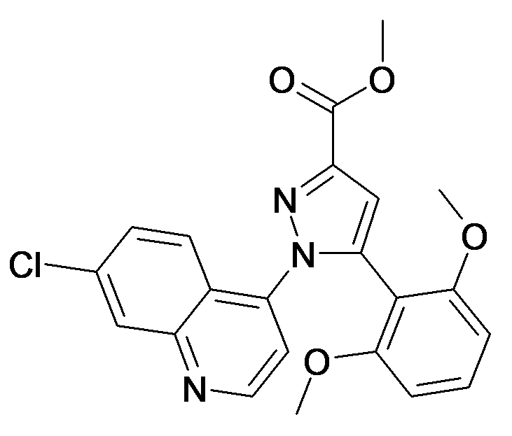 1-(7-Chloro-quinolin-4-yl)-5-(2,6-dimethoxy-phenyl)-1H-pyrazole-3-carboxylic acid methyl ester