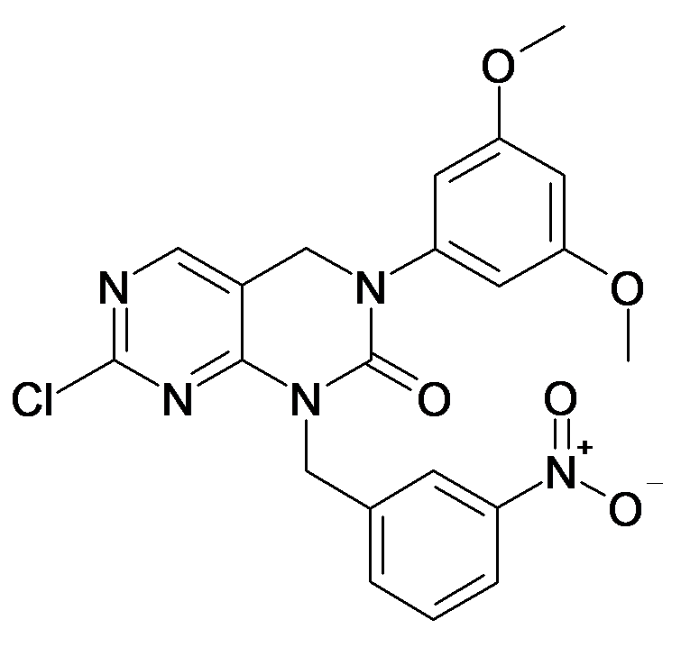 7-Chloro-3-(3,5-dimethoxyphenyl)-1-(3-nitrobenzyl)-3,4-dihydropyrimido[4,5-d]pyrimidin-2(1H)-one