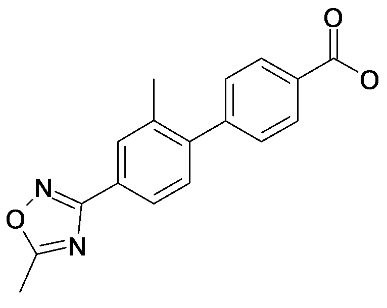 2'-Methyl-4'-(5-methyl-[1,2,4]oxadiazol-3-yl)-biphenyl-4-carboxylic acid