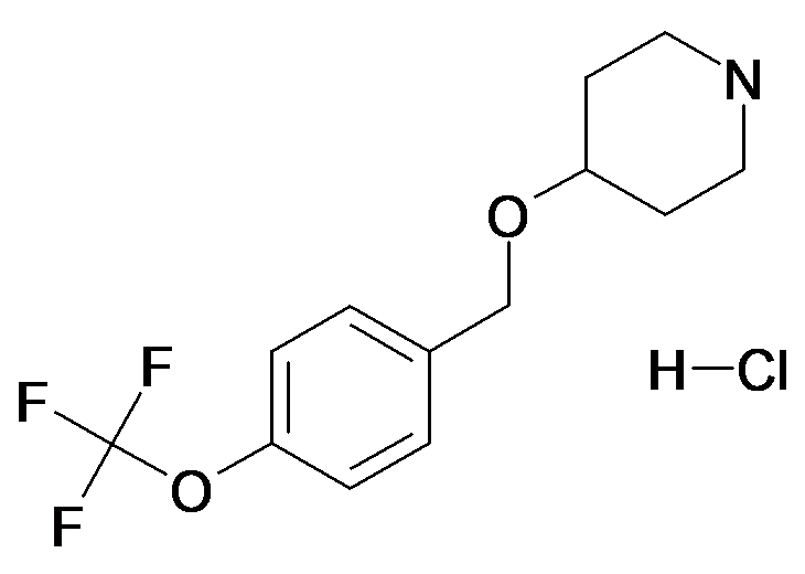 4-(4-Trifluoromethoxy-benzyloxy)-piperidine; hydrochloride