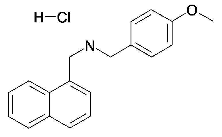 (4-Methoxy-benzyl)-naphthalen-1-ylmethyl-amine; hydrochloride