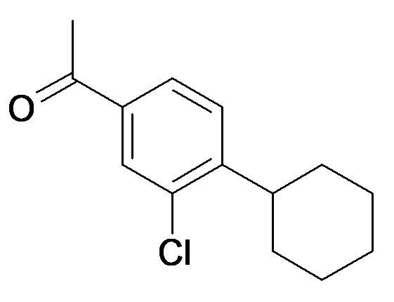 1-(3-Chloro-4-cyclohexyl-phenyl)-ethanone