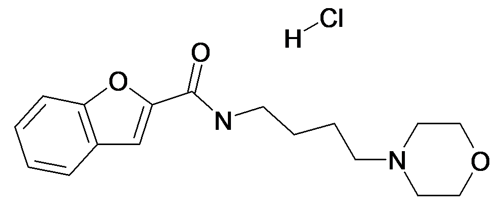 N-(4-(4-Morpholinyl)butyl)-2-benzo-furan carboxamide hydrochloride