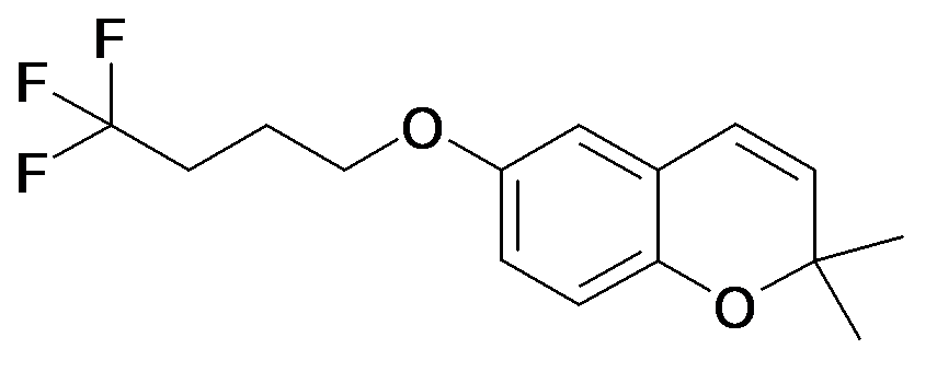 2,2-Dimethyl-6-(4,4,4-trifluoro-butoxy)-2H-1-benzopyran