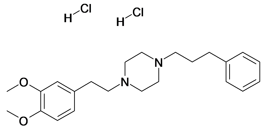 1-[2-(3,4-Dimethoxy-phenyl)-ethyl]-4-(3-phenyl-propyl)-piperazine dihydrochloride