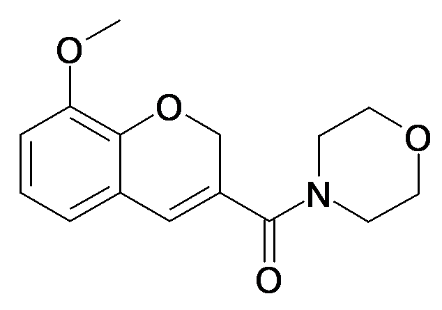 4-((8-Methoxy-2H-1-benzopyran-3-yl)carbonyl)-morpholine