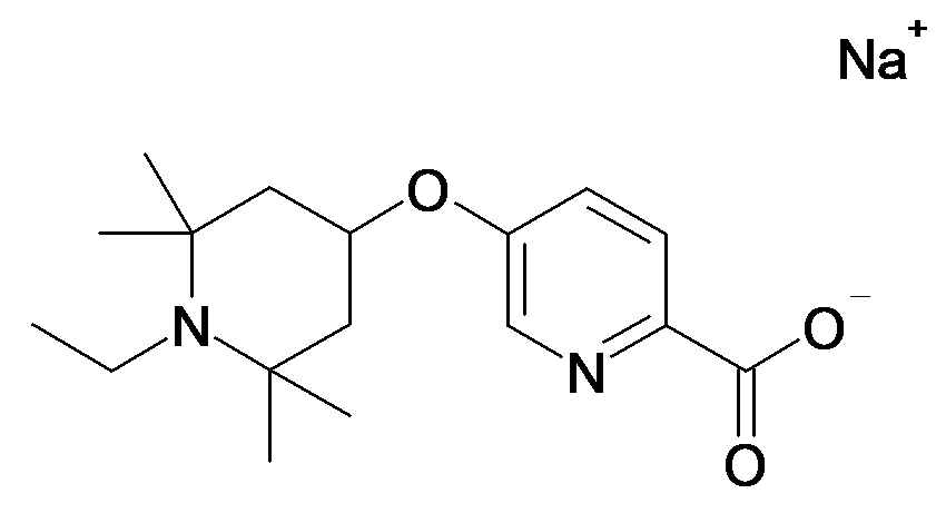 Sodium; 5-(1-ethyl-2,2,6,6-tetramethyl-piperidin-4-yloxy)-pyridine-2-carboxylate