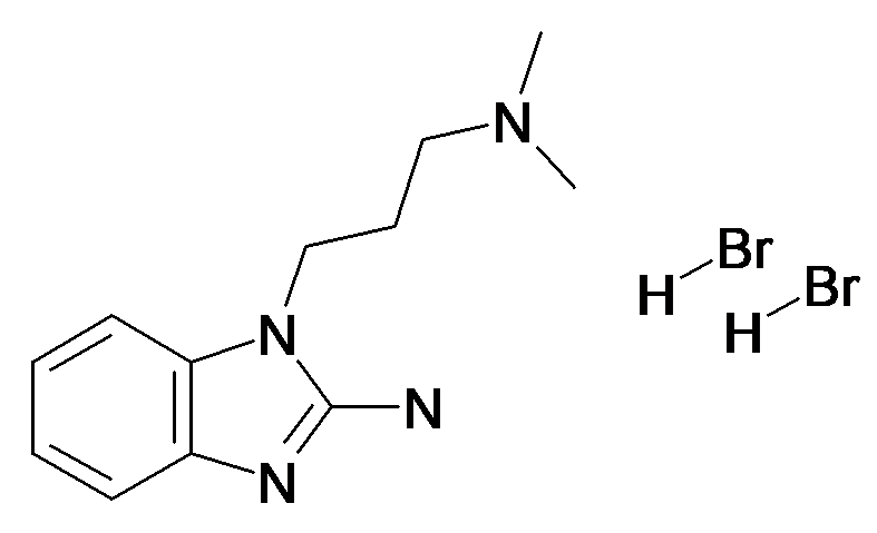 2-Amino-N,N-dimethyl-1H-benzimidazole-1-propanamine bis-Hbr salt