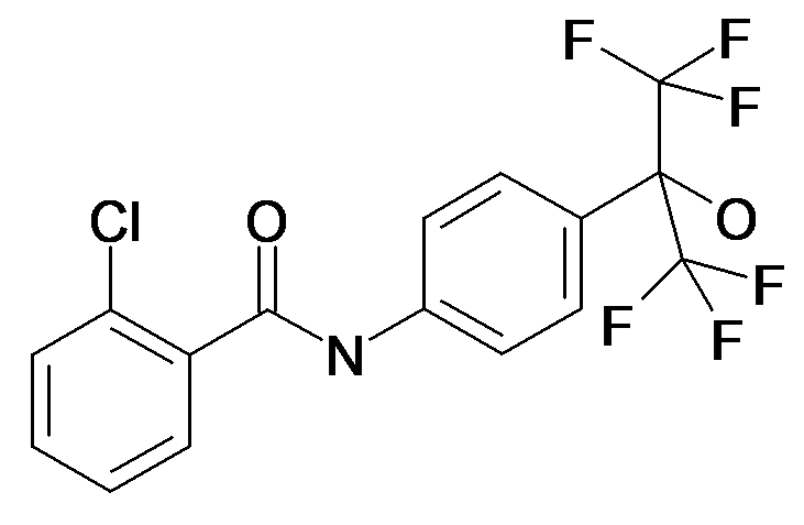 2-Chloro-N-[4-(2,2,2-trifluoro-1-hydroxy-1-trifluoromethyl-ethyl)-phenyl]-benzamide