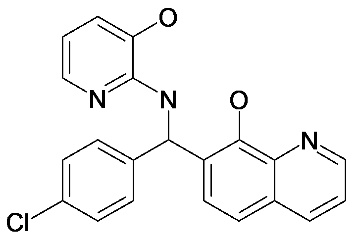7-[(4-Chloro-phenyl)-(3-hydroxy-pyridin-2-ylamino)-methyl]-quinolin-8-ol