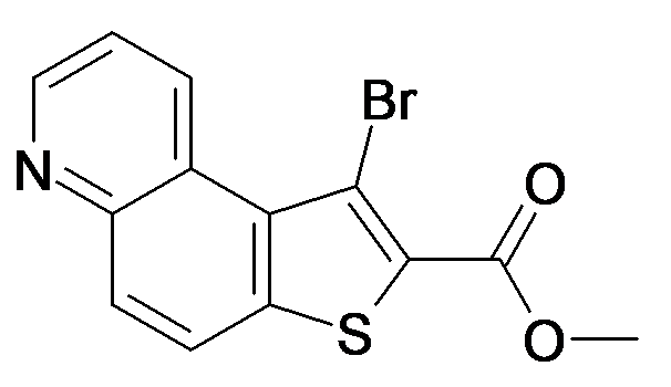 1-Bromo-thieno[3,2-f]quinoline-2-carboxylic acid methyl ester