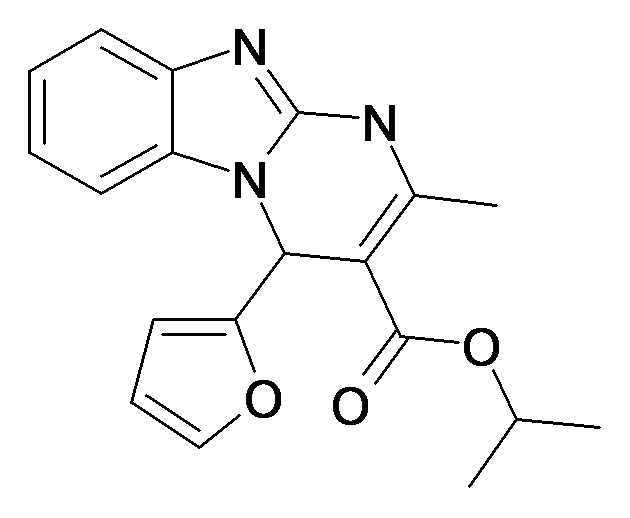 4-Furan-2-yl-2-methyl-1,4-dihydro-benzo[4,5]imidazo[1,2-a]pyrimidine-3-carboxylic acid isopropyl ester