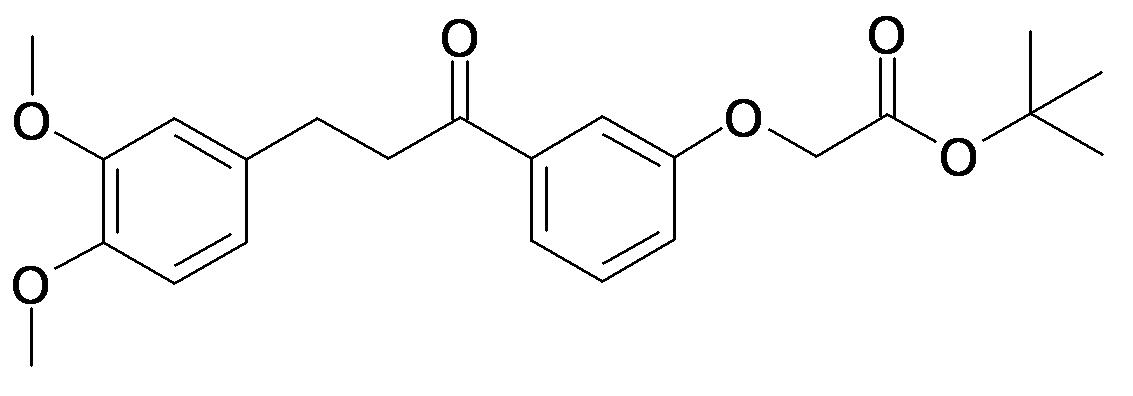 {3-[3-(3,4-Dimethoxy-phenyl)-propionyl]-phenoxy}-acetic acid tert-butyl ester