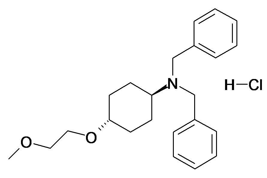 Dibenzyl-[4-(2-methoxy-ethoxy)-cyclohexyl]-amine; hydrochloride
