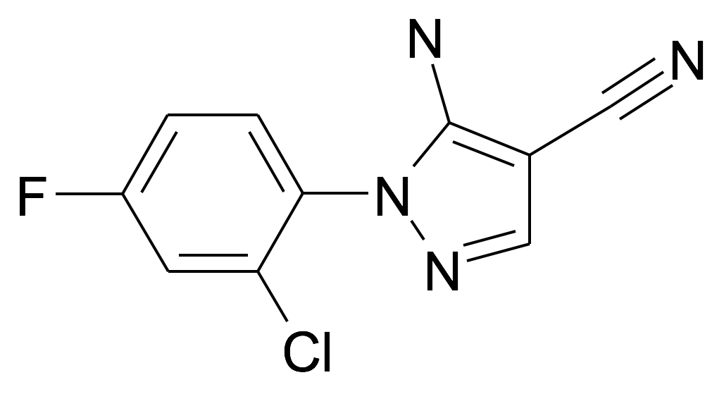 5-Amino-1-(2-chloro-4-fluoro-phenyl)-1H-pyrazole-4-carbonitrile