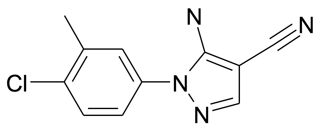 5-Amino-1-(4-chloro-3-methyl-phenyl)-1H-pyrazole-4-carbonitrile