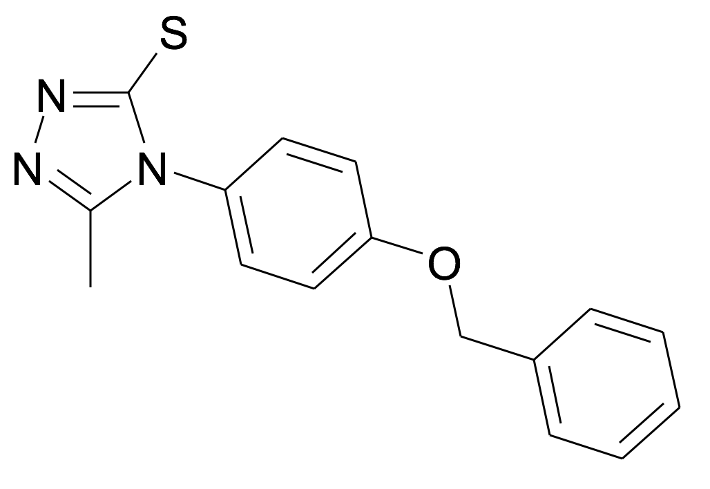 4-(4-Benzyloxy-phenyl)-5-methyl-4H-[1,2,4]triazole-3-thiol