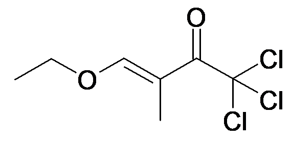 (E)-1,1,1-Trichloro-4-ethoxy-3-methyl-but-3-en-2-one