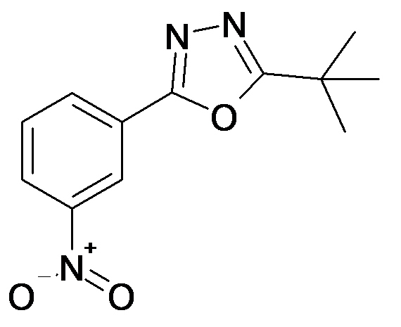 2-tert-Butyl-5-(3-nitro-phenyl)-[1,3,4]oxadiazole