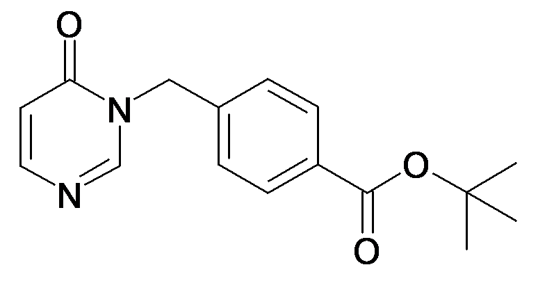 4-(6-Oxo-6H-pyrimidin-1-ylmethyl)-benzoic acid tert-butyl ester