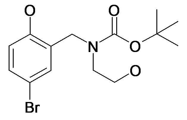 (5-Bromo-2-hydroxy-benzyl)-(2-hydroxy-ethyl)-carbamic acid tert-butyl ester