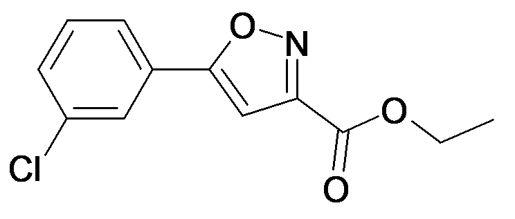 5-(3-Chloro-phenyl)-isoxazole-3-carboxylic acid ethyl ester