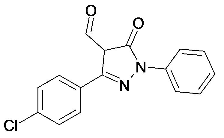 3-(4-Chloro-phenyl)-5-oxo-1-phenyl-4,5-dihydro-1H-pyrazole-4-carbaldehyde