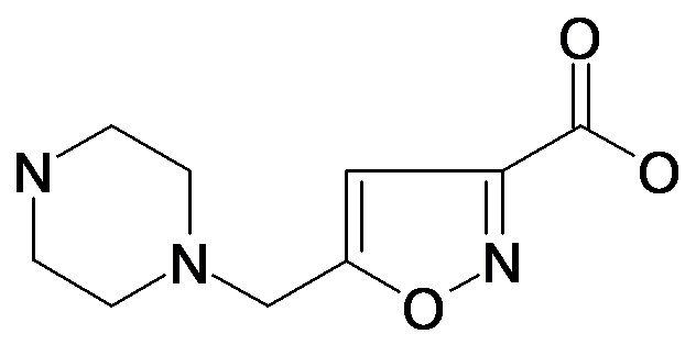 5-Piperazin-1-ylmethyl-isoxazole-3-carboxylic acid