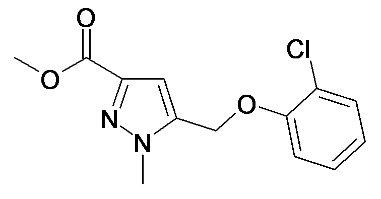 5-(2-Chloro-phenoxymethyl)-1-methyl-1H-pyrazole-3-carboxylic acid methyl ester