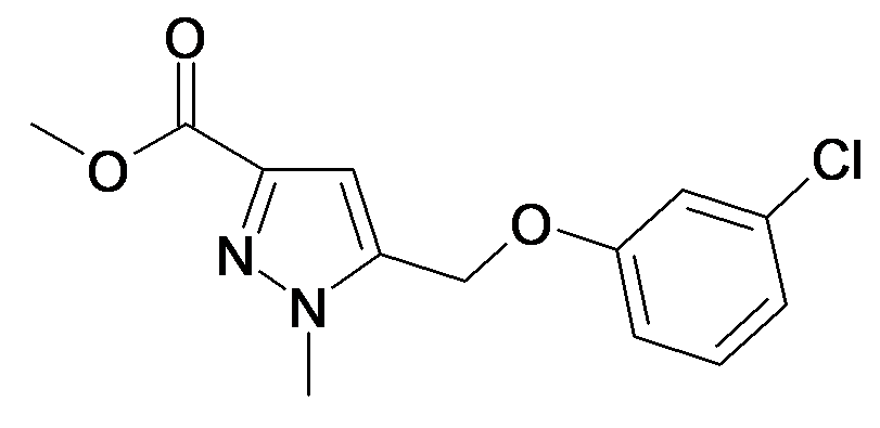 5-(3-Chloro-phenoxymethyl)-1-methyl-1H-pyrazole-3-carboxylic acid methyl ester
