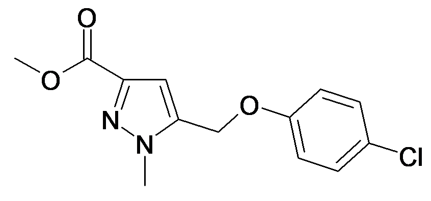 5-(4-Chloro-phenoxymethyl)-1-methyl-1H-pyrazole-3-carboxylic acid methyl ester