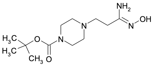 1-tert-Butyloxycarbonyl-4-[2-(N-hydroxycarbamimidoyl)ethyl]piperazine