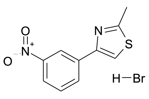 2-Methyl-4-(3-nitro-phenyl)-thiazole; hydrobromide