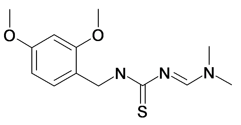 1-(2,4-Dimethoxy-benzyl)-3-[1-dimethylamino-meth-(E)-ylidene]-thiourea