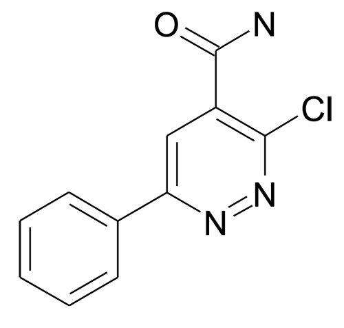 3-Chloro-6-phenyl-pyridazine-4-carboxylic acid amide