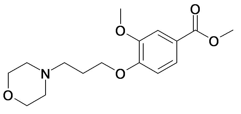 3-Methoxy-4-(3-morpholin-4-yl-propoxy)-benzoic acid methyl ester