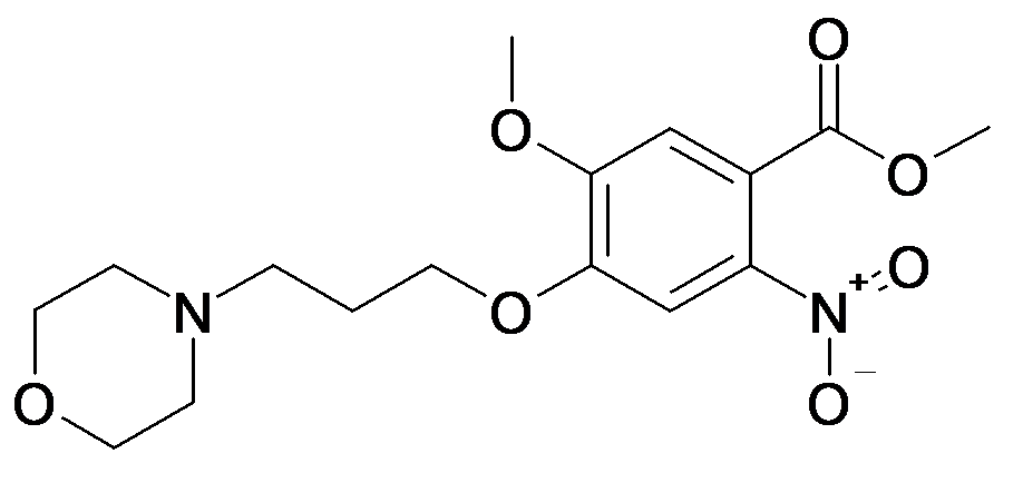 5-Methoxy-4-(3-morpholin-4-yl-propoxy)-2-nitro-benzoic acid methyl ester