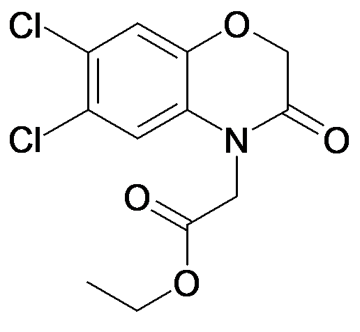(6,7-Dichloro-3-oxo-2,3-dihydro-benzo[1,4]oxazin-4-yl)-acetic acid ethyl ester