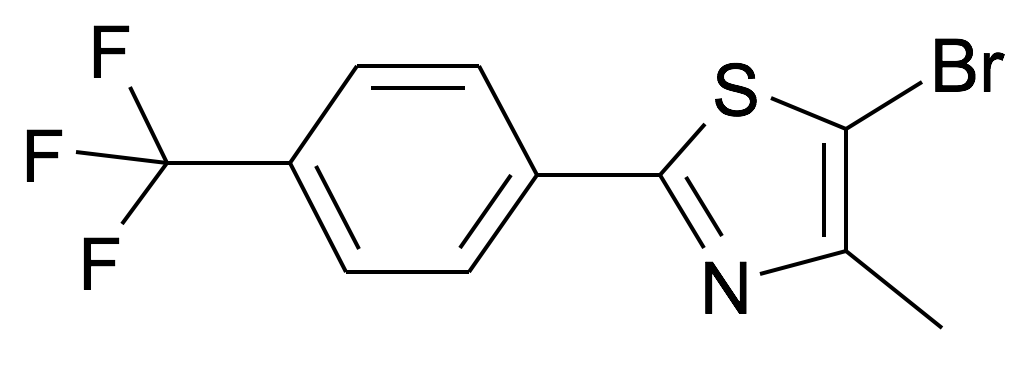 5-Bromo-4-methyl-2-(4-trifluoromethyl-phenyl)-thiazole