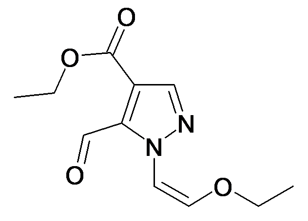 1-((Z)-2-Ethoxy-vinyl)-5-formyl-1H-pyrazole-4-carboxylic acid ethyl ester