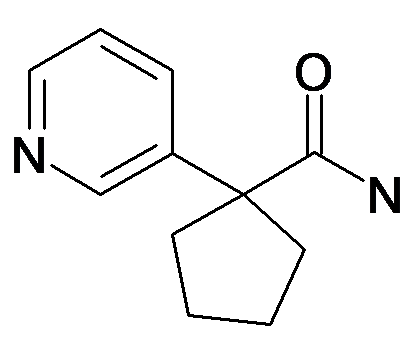 1-Pyridin-3-yl-cyclopentanecarboxylic acid amide