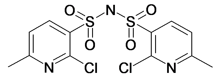 Bis-2-chloro-6-methylpyridinesulphonamide