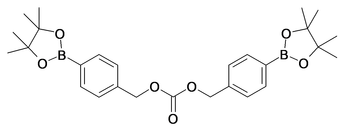 Carbonic acid bis-[4-(4,4,5,5-tetramethyl-[1,3,2]dioxaborolan-2-yl)-benzyl] ester