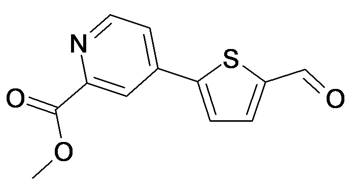4-(5-Formyl-thiophen-2-yl)-pyridine-2-carboxylic acid methyl ester