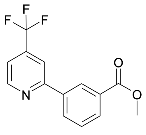 3-(4-Trifluoromethyl-pyridin-2-yl)-benzoic acid methyl ester