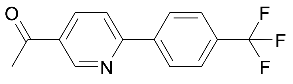 1-[6-(4-Trifluoromethyl-phenyl)-pyridin-3-yl]-ethanone