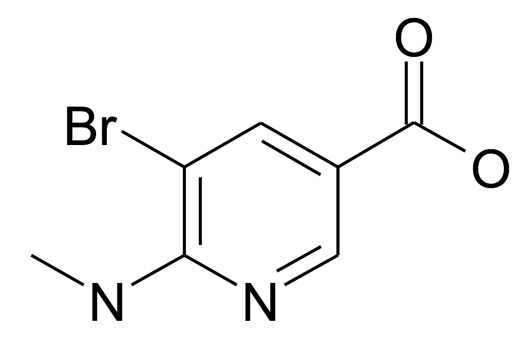 5-Bromo-6-methylamino-nicotinic acid